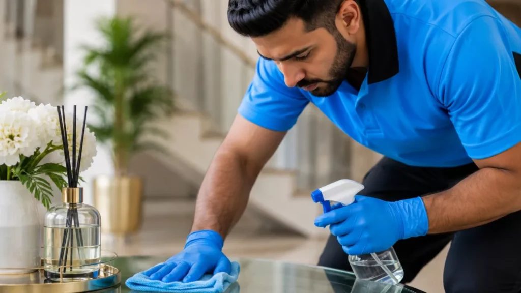 خدمة تنظيف الفيلات الاحترافية